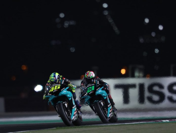MotoGP, Valentino Rossi e Franco Morbidelli a Doha