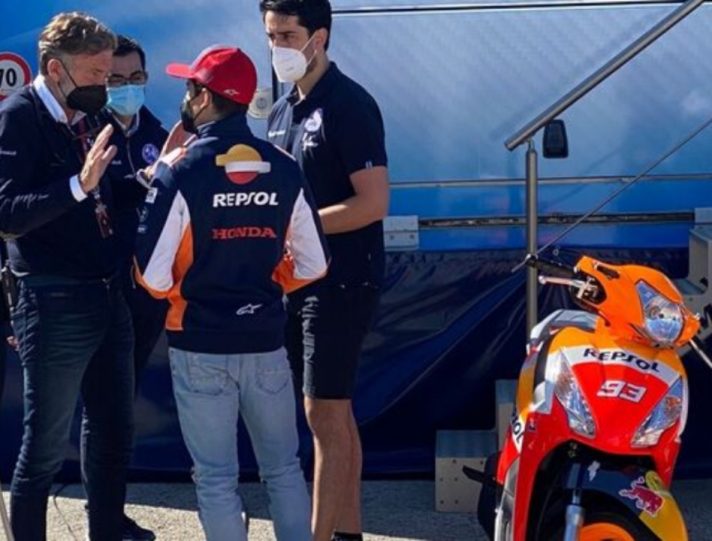 MotoGP, Marc Marquez dopo l'incidente a Jerez