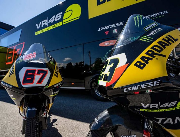 Valentino Rossi al Mugello schiera l’intera artiglieria del Ranch Team Bardahl VR46 Riders Academy