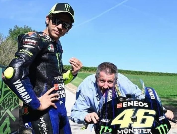 Valentino Rossi e papà Graziano
