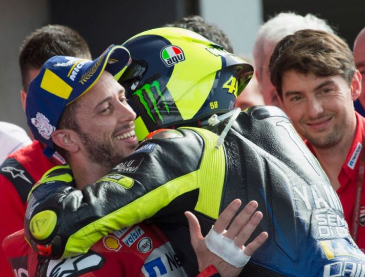 MotoGP, Andrea Dovizioso e Valentino Rossi