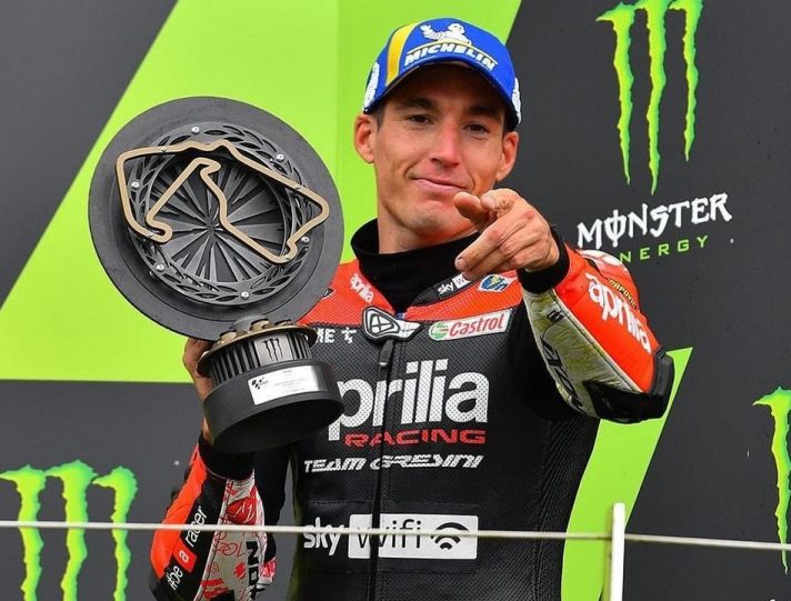 MotoGP, Aleix Espargarò sul podio