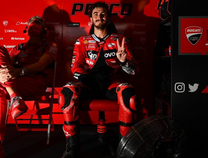 MotoGP Aragón, WUP: Bagnaia detta il passo. I tempi Moto2 e Moto3 pecco bagnaia motogp