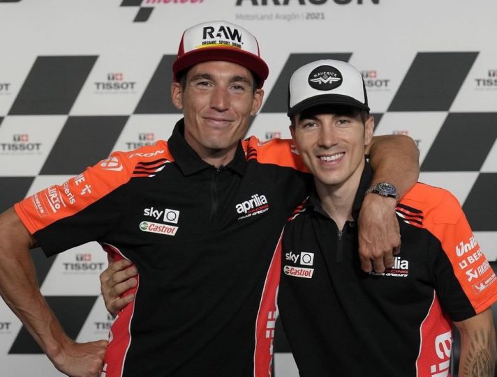 MotoGP, motore e holeshot: nuovi aggiornamenti per l’Aprilia RS-GP MotoGP, Aleix Espargaro e Maverick Vinales