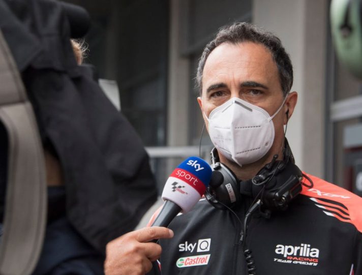 MotoGP, Aprilia: piedi a terra, concessioni, pressing su Vinales MotoGP, Romano Albesiano
