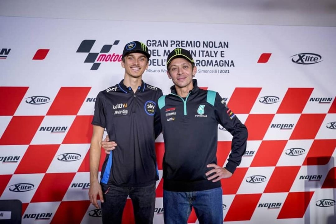 MotoGP, Luca Marini e Valentino Rossi