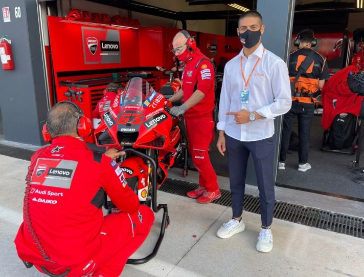 Superbike, Michael Rinaldi nel paddock MotoGP