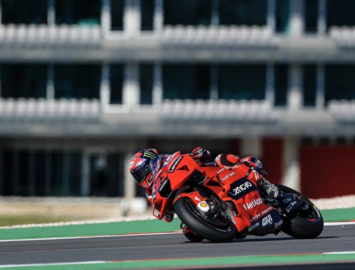 MotoGP Portimao-2: Pecco Bagnaia da record, quinta pole consecutiva