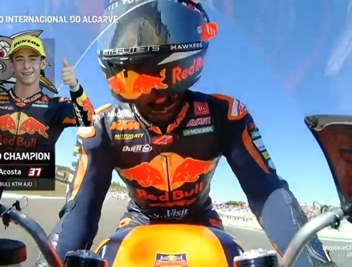 Moto3 Portimao-2: Foggia abbattuto, Pedro Acosta è campione del mondo! acosta moto3