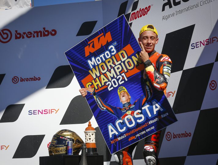 Però, Pedro Acosta! Il rookie-prodigio sul tetto del mondo in Moto3 pedro acosta moto3