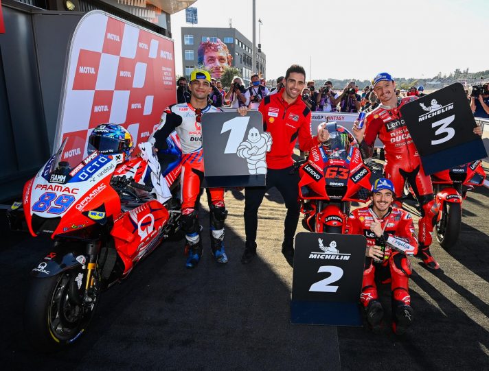 MotoGP Valencia: gli orari TV del 14/11 su Sky Sport, DAZN, TV8 ducati motogp
