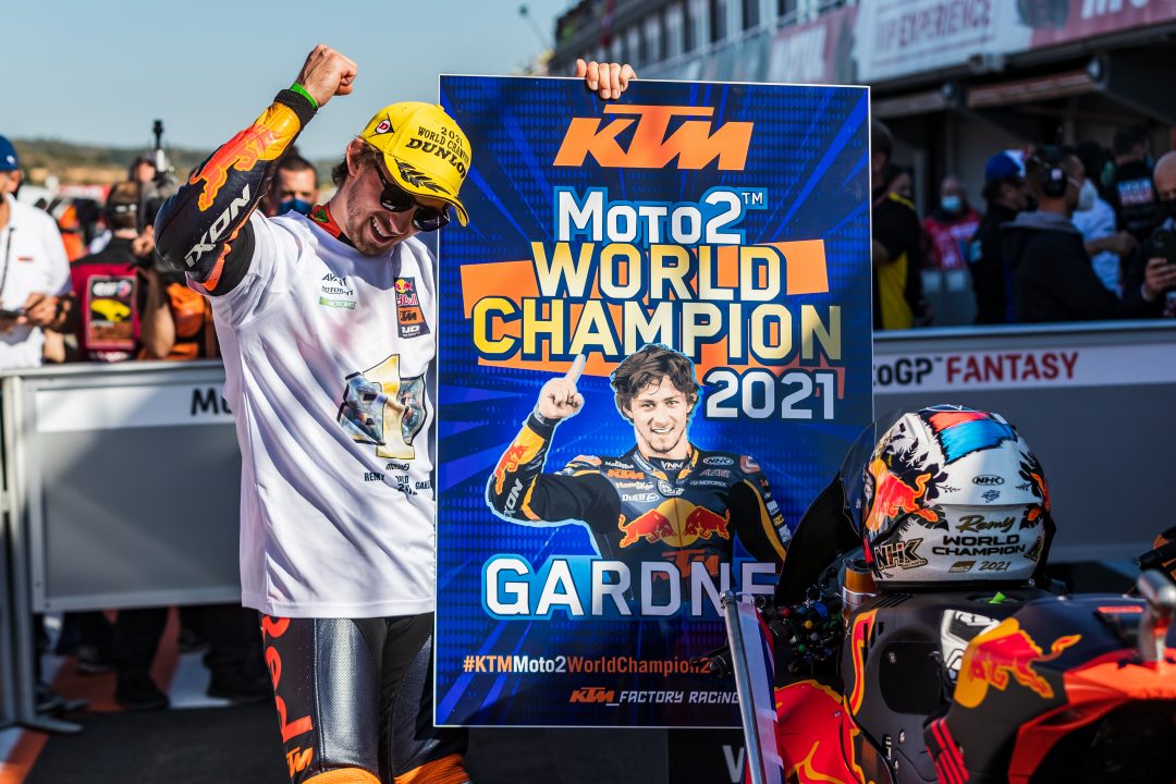 Gardner Moto2 2021 World Champion
