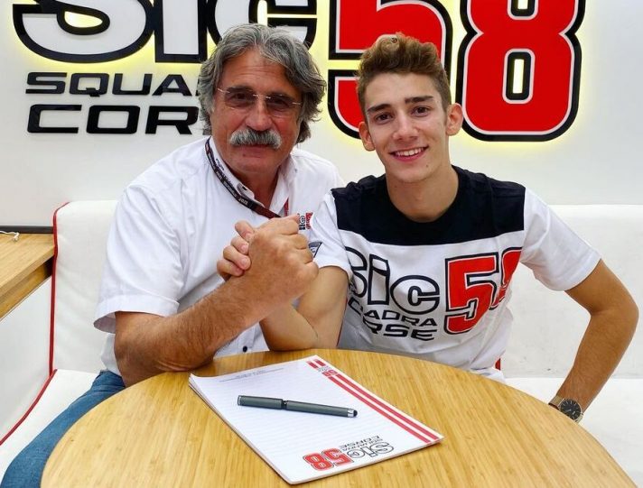Moto3: Riccardo Rossi ritorna in SIC58 Squadra Corse nel 2022 riccardo rossi moto3