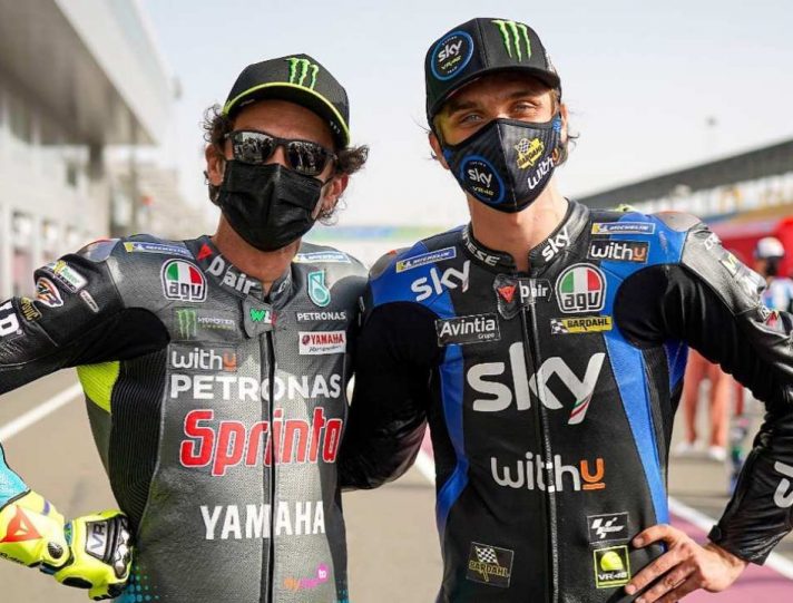 MotoGP, Valentino Rossi e Luca Marini