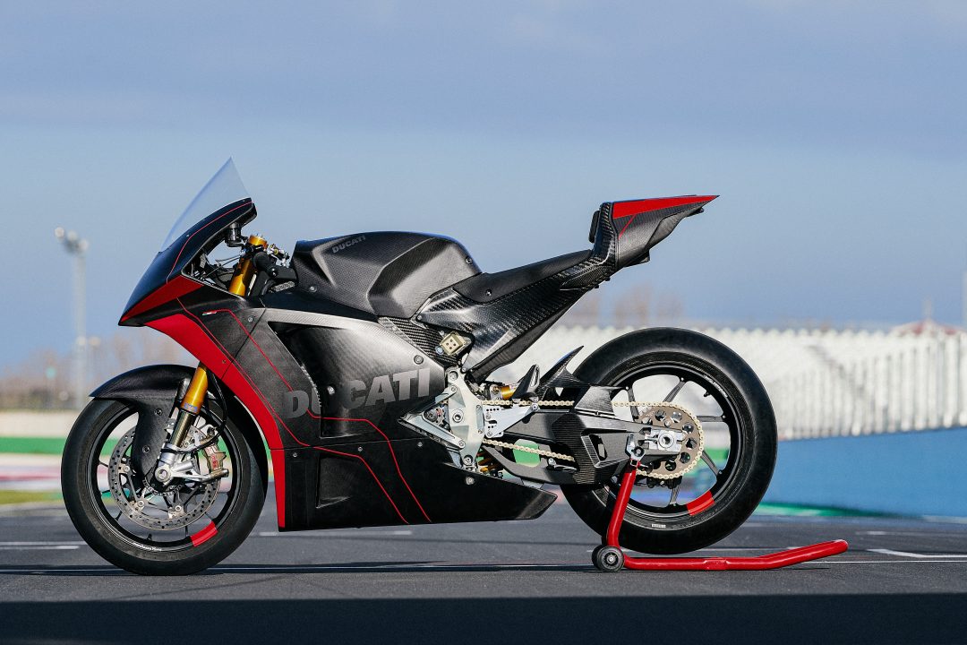 GALLERY - Il prototipo Ducati MotoE a Misano con Michele Pirro