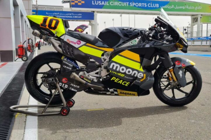 MotoGP, la Ducati di Luca Marini in Qatar
