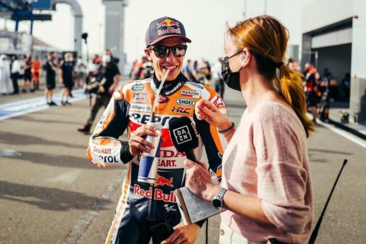 Marc Marquez “saluta” Valentino Rossi: “Consideravo solo i piloti veloci” MotoGP, Marc Marquez in Qatar
