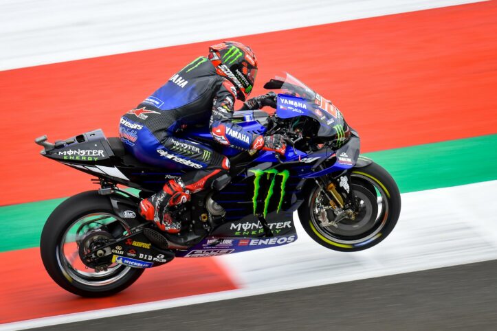 MotoGP Indonesia, Prove 2: volano le Yamaha, Bagnaia molto indietro quartararo motogp