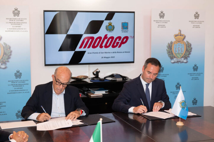 La MotoGP a Misano fino al 2026. Rinnovato l’accordo GP San Marino Misano