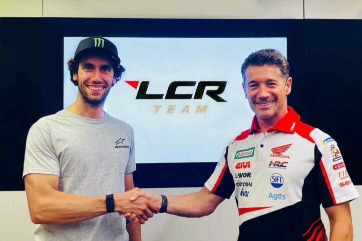 MotoGP, Alex Rins firma con LCR Honda: “Puntiamo al podio” MotoGP, Alex Rins e Lucio Cecchinello
