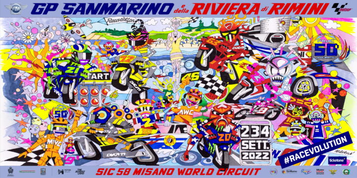 MotoGP, il poster del GP di San Marino e della Riviera di Rimini ispirato a Matisse MotoGP, GP San Marino