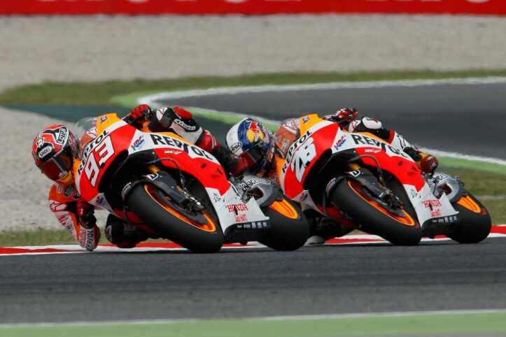 MotoGP, problemi al telaio Honda: si lavora sui dati di Marc Marquez MotoGP, Marc Marquez e Pol Espargaro
