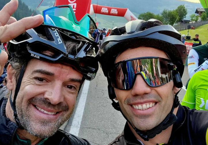 Michele Pirro non si rilassa mai: in bici sulle Dolomiti con Carlos Checa Michele Pirro; Ducati