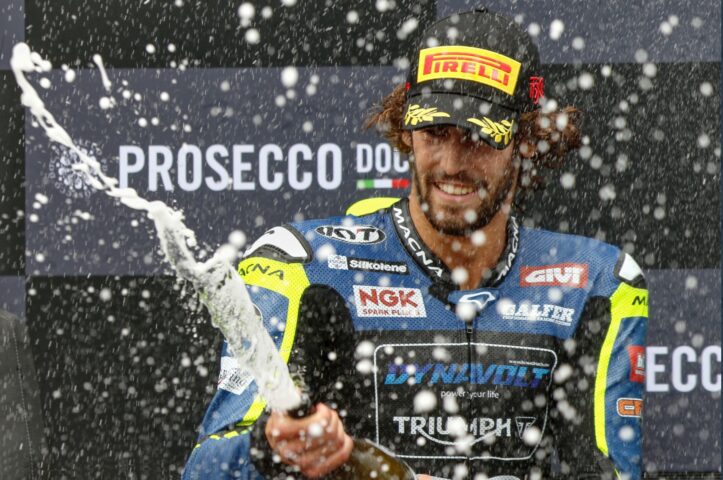 Supersport Most: Stefano Manzi “Ho riportato la Triumph sul podio!” Stefano Manzi, Triumph