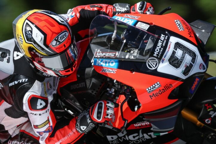 Danilo Petrucci 3° insidia le Yamaha a Brainerd Danilo Petrucci 3° insidia le Yamaha a Brainerd