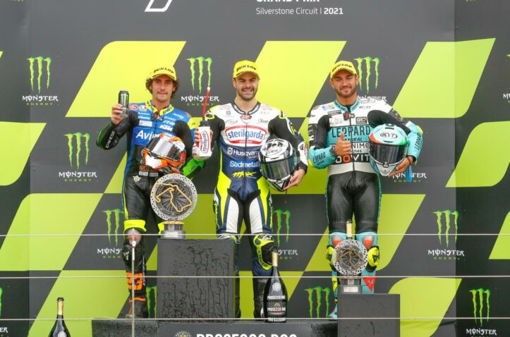 Moto3, Silverstone 2021: il tris azzurro poco dopo gli Europei di calcio Moto3, dominio azzurro a Silverstone 2021