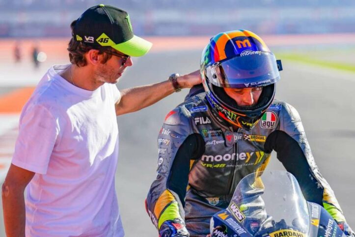 MotoGP, Valentino Rossi e Luca Marini