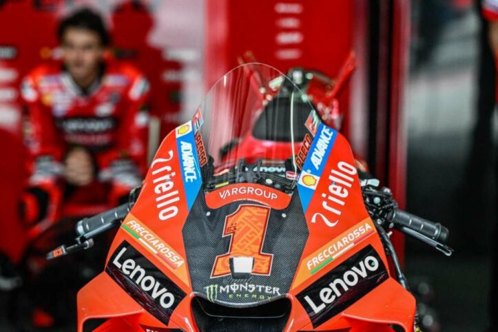 MotoGP, la Ducati de Pecco Bagnaia 2023