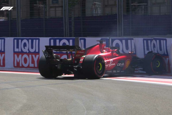 F1 GP Baku Sprint Shootout Leclerc