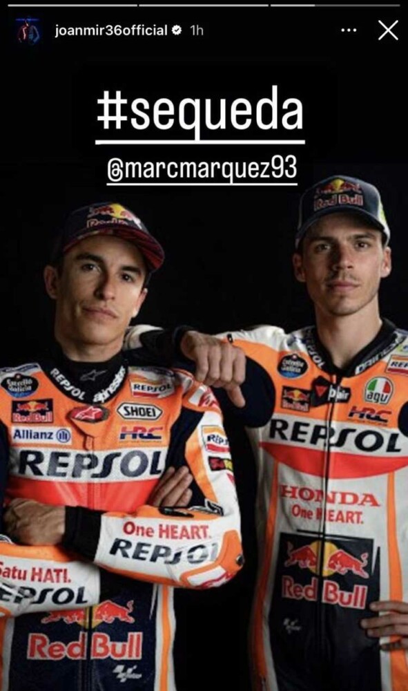MotoGP, Joan Mir "annuncia" il futuro di Marc Marquez