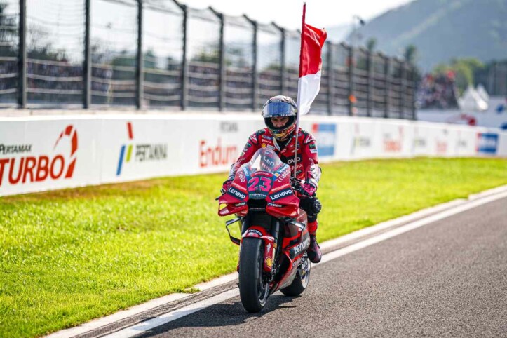 MotoGP Indonesia, Bastianini finalmente veloce con la Ducati GP23