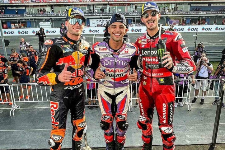 MotoGP, la classifica piloti aggiornata dopo la Thailandia: Martin si avvicina