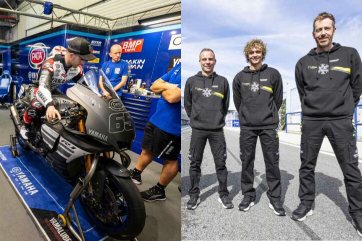 Superbike, Rea e Bassani: le prime foto con Yamaha e Kawasaki