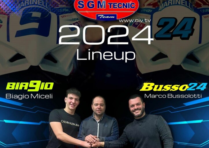 SGM Tecnic Racing Team andrà all’assalto del CIV Supersport 2024 con la riconferma di Biagio Miceli e l’ingaggio di Marco Bussolotti