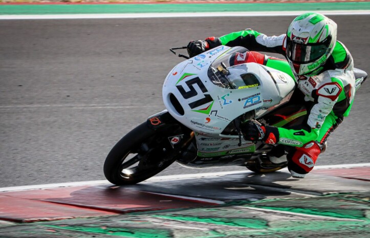 Emanuele Andrenacci correrà con il team We Race SM Pos Corse anche nella stagione 2024 per il definitivo salto di qualità nel CIV Moto3