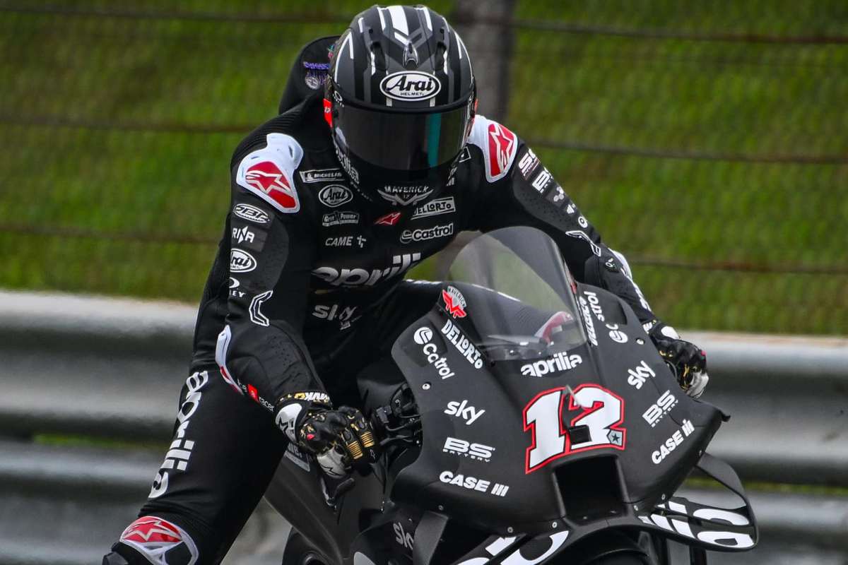 MotoGP, test Sepang: Vinales scontento dell'Aprilia 2024